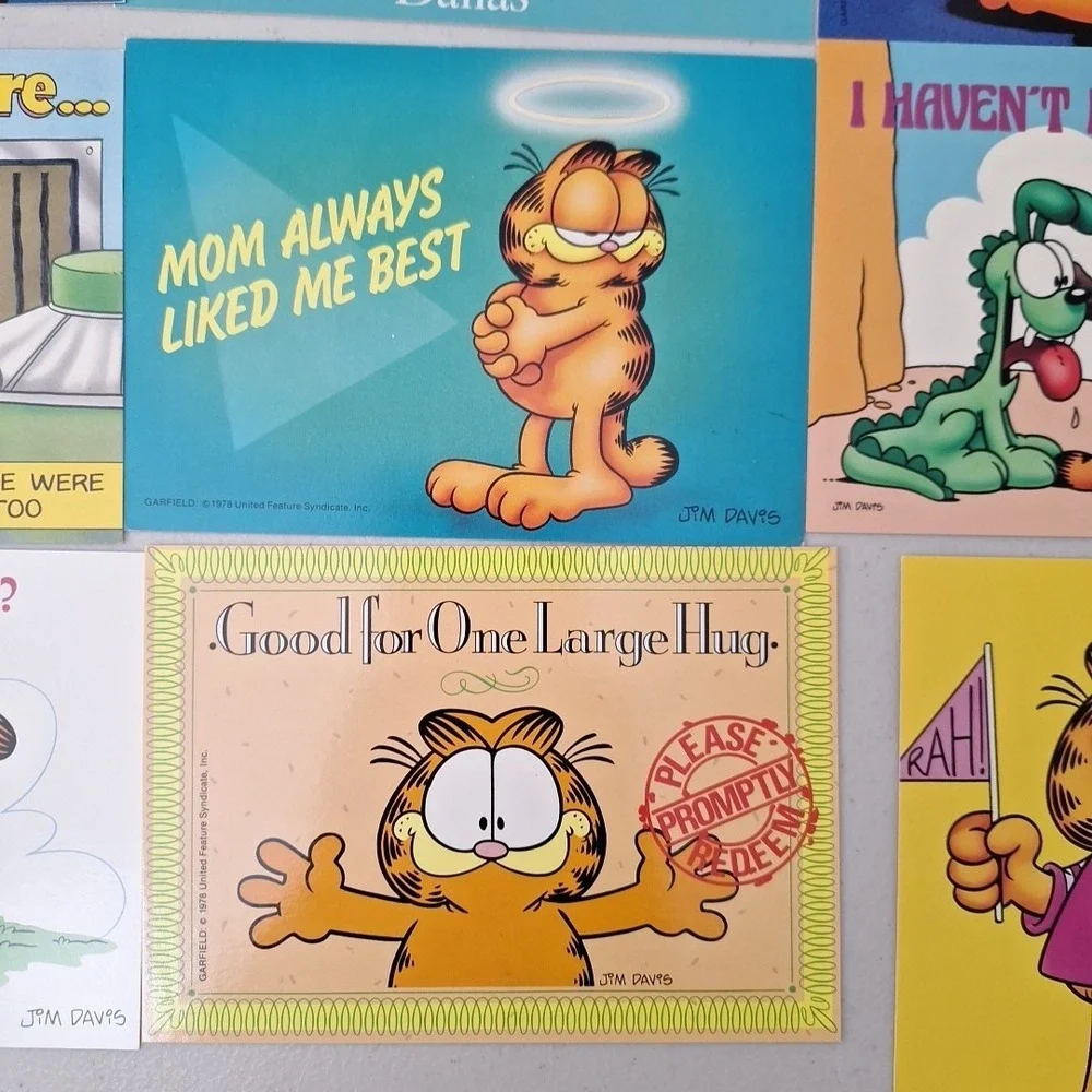 RARE Vintage GARFIELD Postcards Unposted NOS 4x6, Set Of 14, NEW